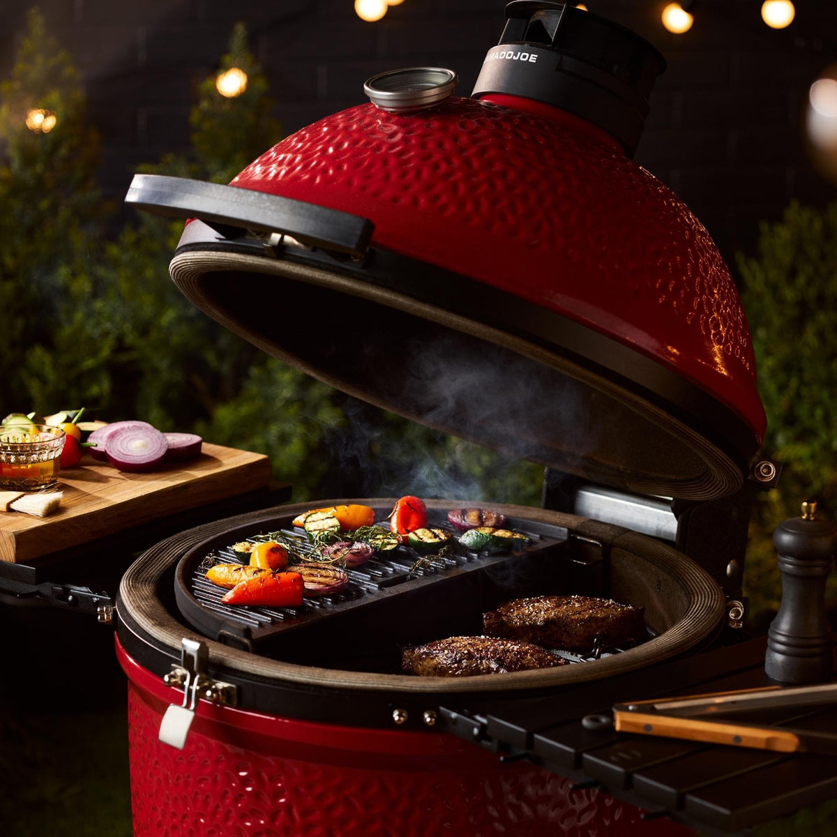 Kamado Joe Classic Joe III Charcoal Grill | 18-Inch | With Cart & Side Shelves