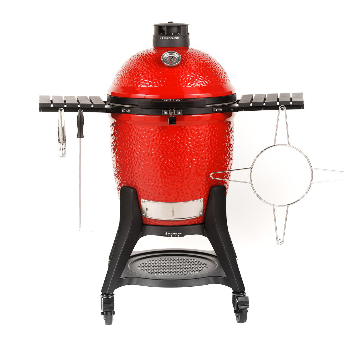 Kamado Joe Classic Joe III Charcoal Grill | 18-Inch | With Cart & Side Shelves
