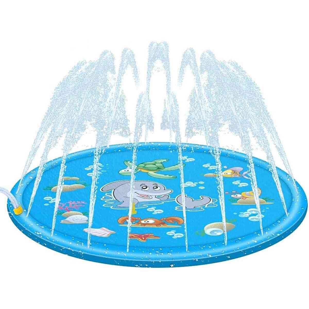Moonmen Water Slip And Slide,2 Bodyboards+beach ball, Lawn Water Slides Slip Water Splash Pad for kids,Sprinkler Mat for Kids, Large Size Outdoor Splash Play Mat Water splash pool Water Fun For Kids