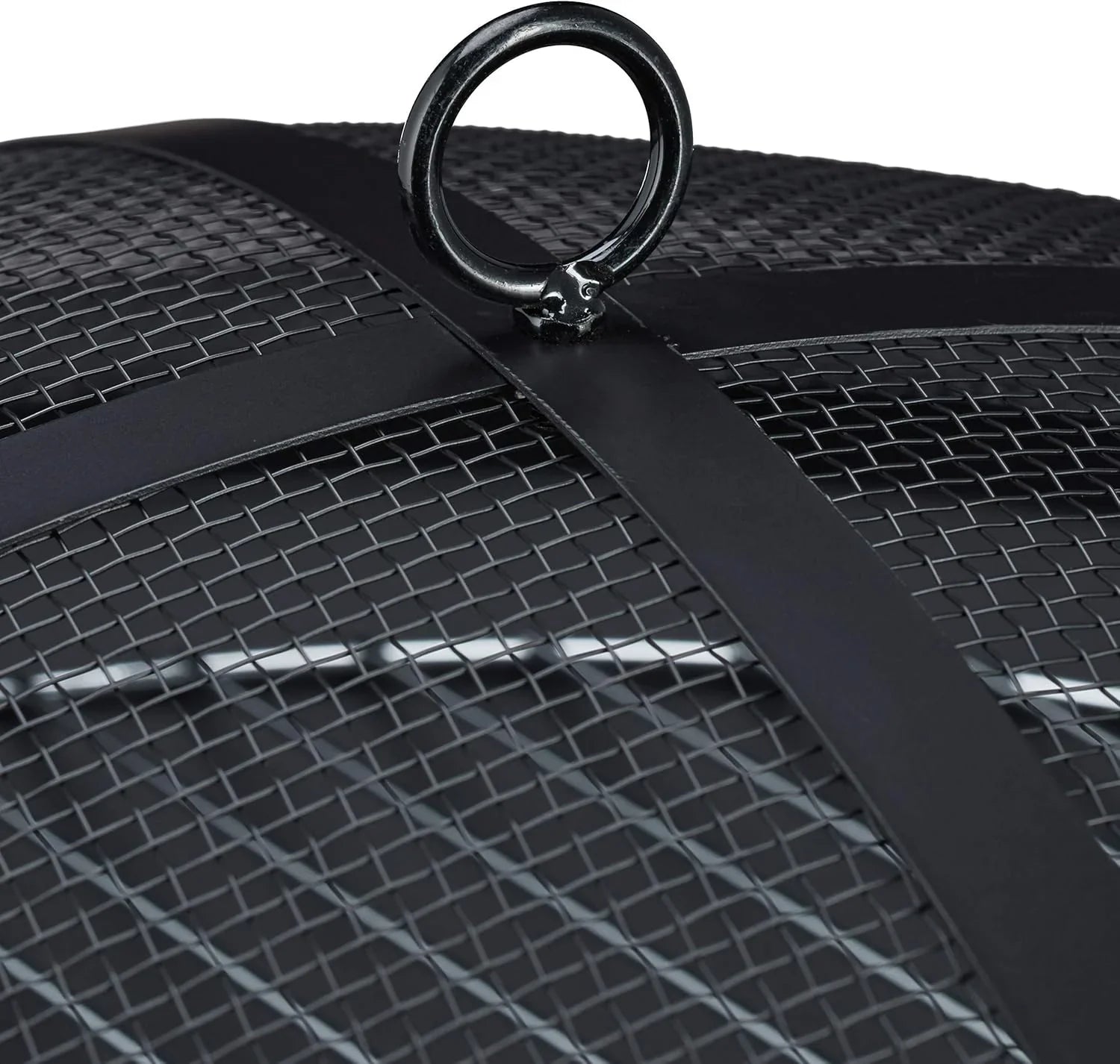 Round Casa Fiora outdoor fire pit BBQ grill, 76cm, set up on a patio, ready for cooking and heating.