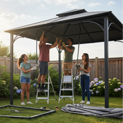 Gazebo Service (Dismantle-Install-Relocate) (Light Fixing +Curtains)