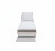 Modern Aluminum Outdoor Sunbeds with Cushions-( 1 Sunbed Only)