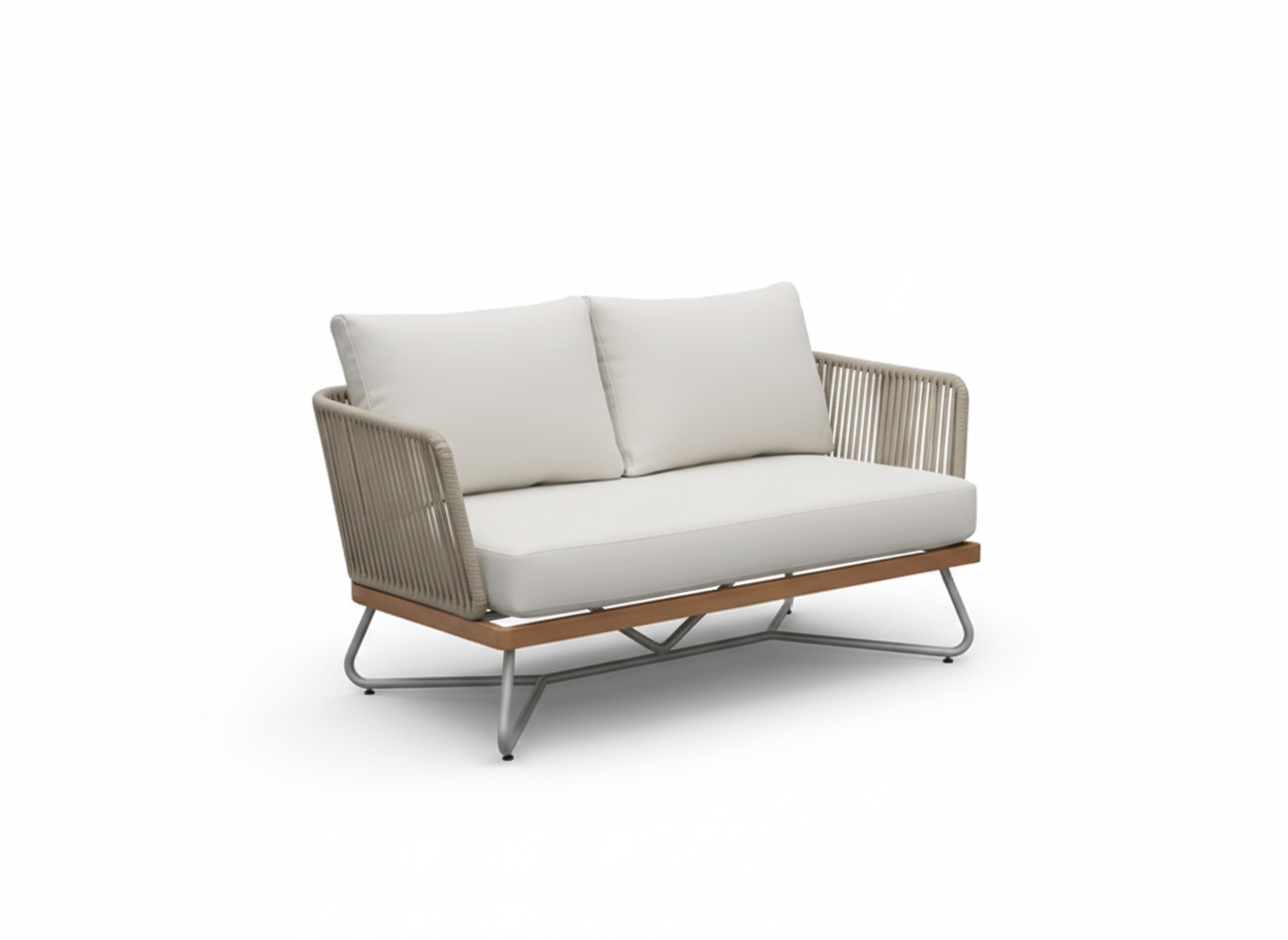 7-seater aluminum outdoor lounge set by Casa Fiora, featuring spacious seating and stylish design for outdoor relaxation.