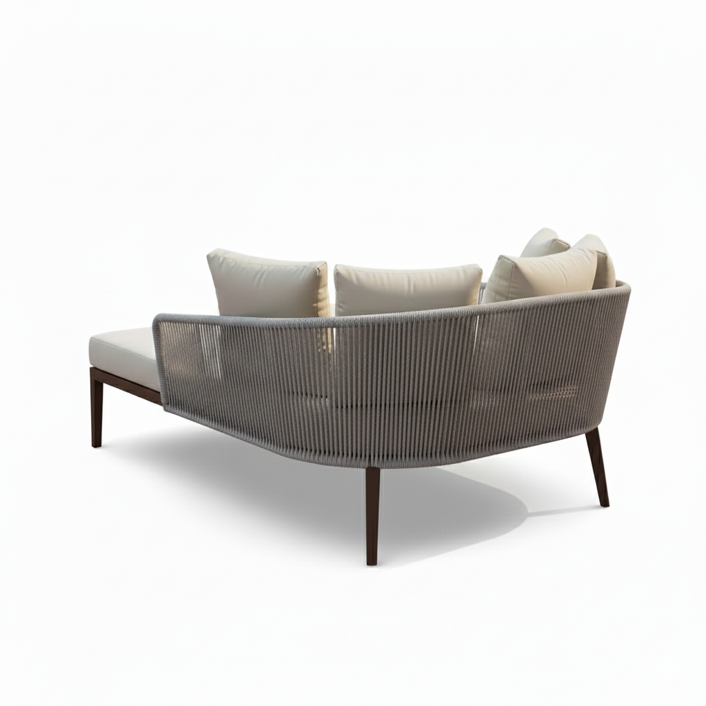 Double Day Bed - Aluminum Frame, Plush Comfort