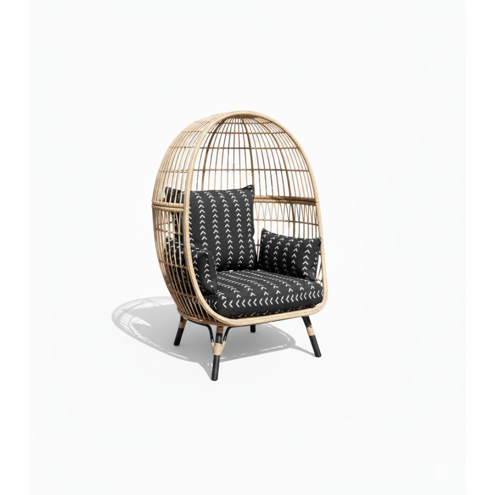 Oversize Wicker Egg Chair