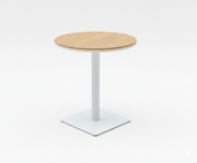 Round Outdoor Dining Table - Aluminum Pedestal Base with WPC Top - The Outdoor Furniture Market 