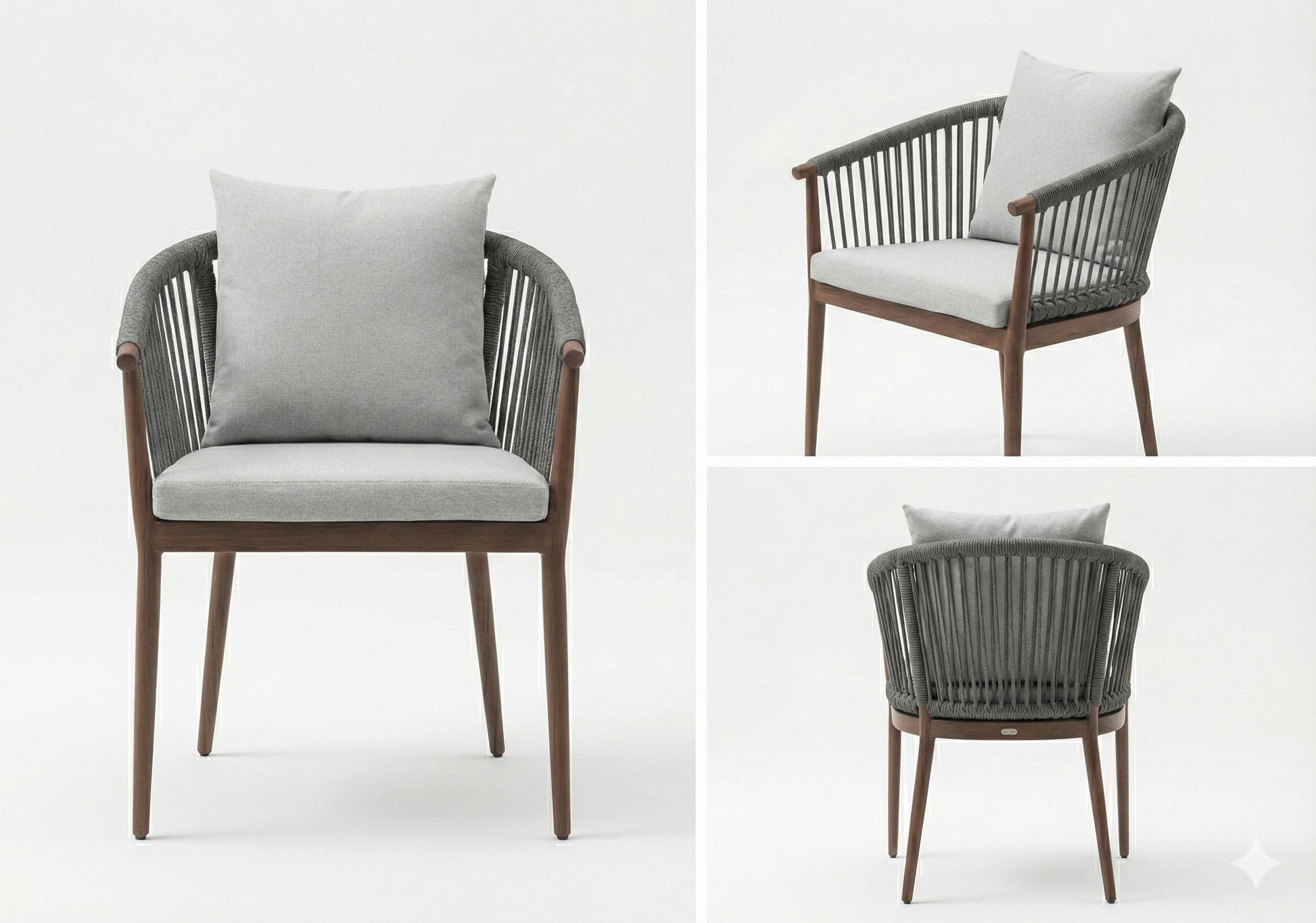 Casa Fiora Patio Aluminium Chair With Cushion - The Outdoor Furniture Market 