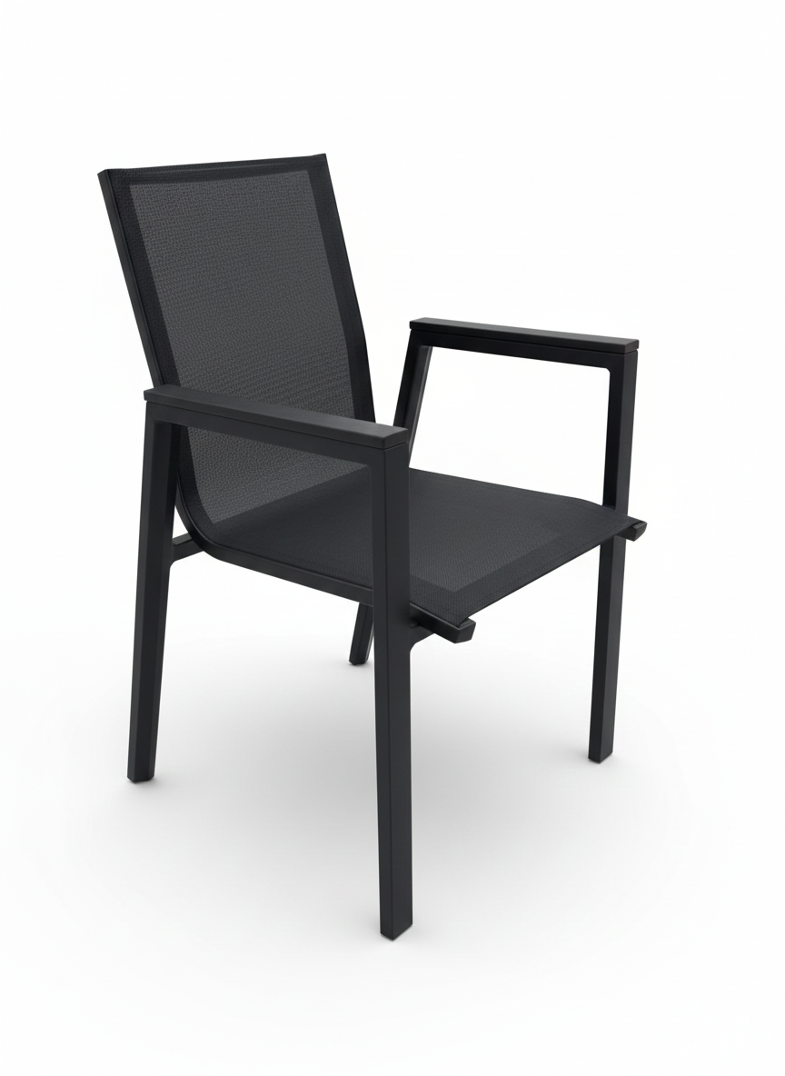 Outdoor Aluminum Dining Chair – Weather-Resistant