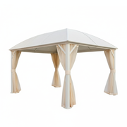 Doom Shape Aluminum Gazebo (3x4m) -White