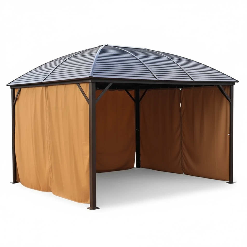 Doom Shape Aluminum Gazebo (3x4m)