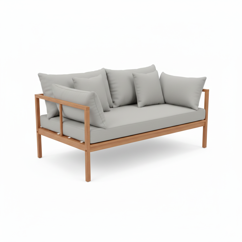 Premium Outdoor Lounge Set – 7-Seater Aluminum Patio Furniture with Cushions