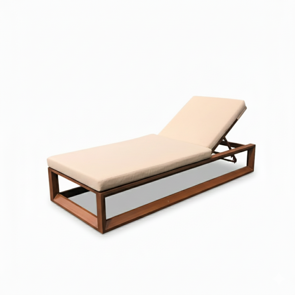 Aluminum Waterproof Sunbed – Adjustable Outdoor Lounger