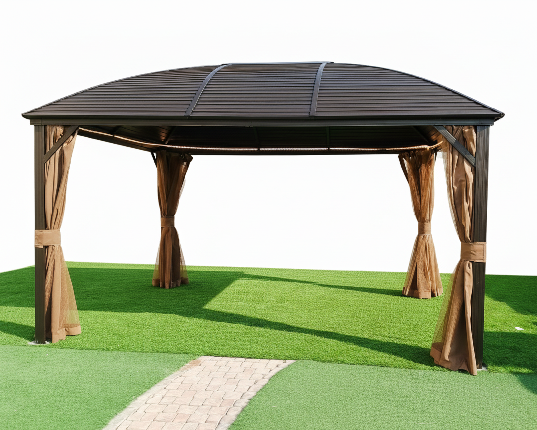 Doom Shape Aluminum Gazebo (3x4m)