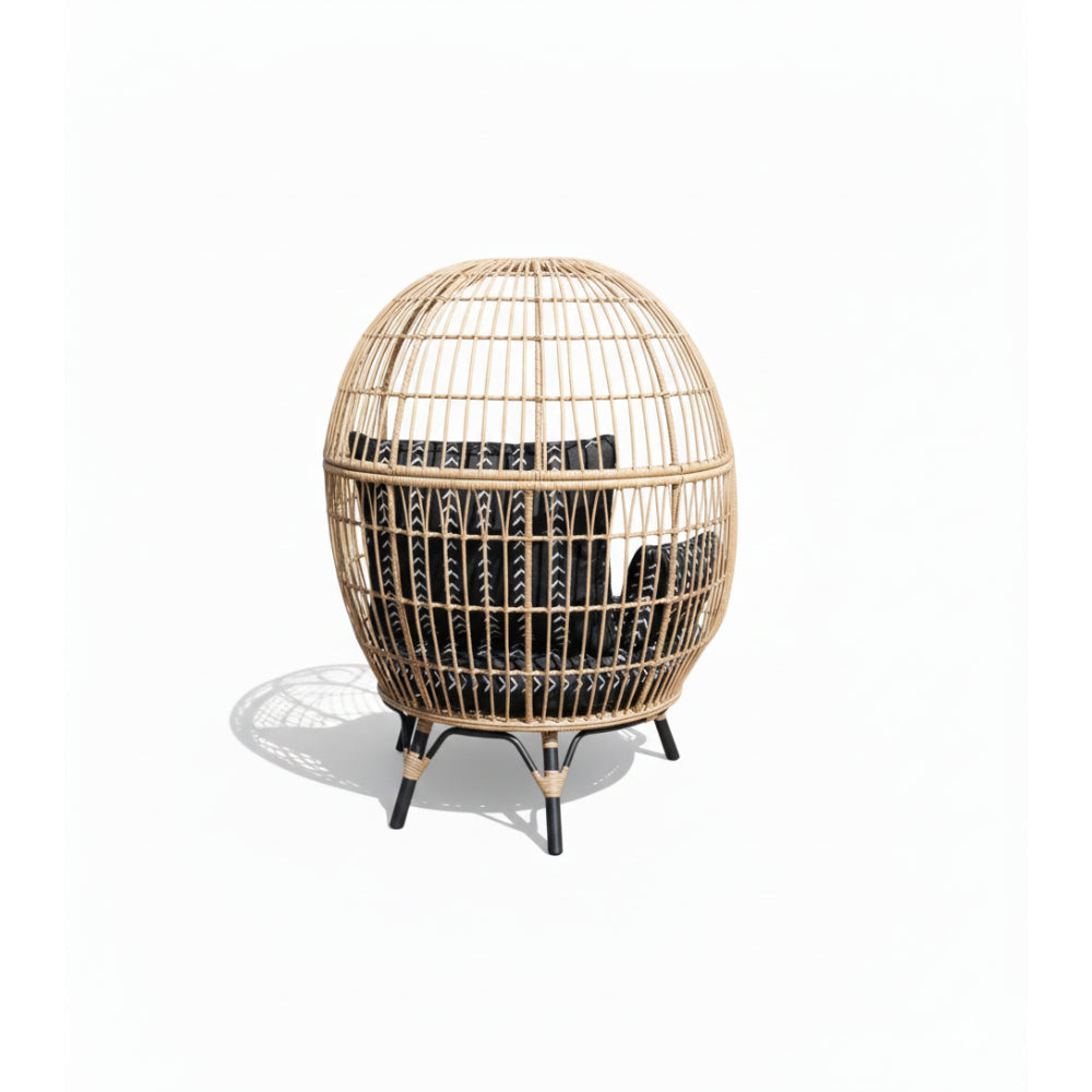 Oversize Wicker Egg Chair