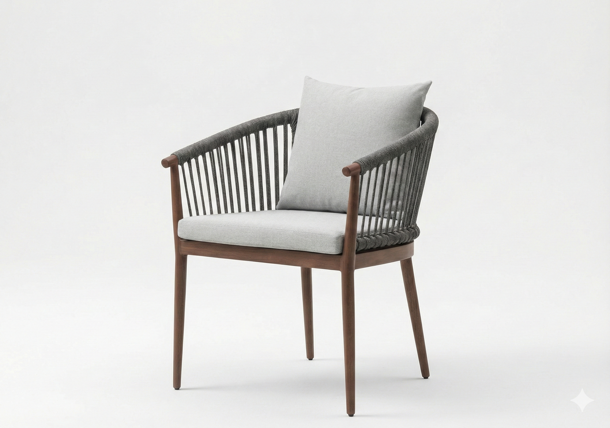 Casa Fiora Patio Aluminium Chair With Cushion - The Outdoor Furniture Market 