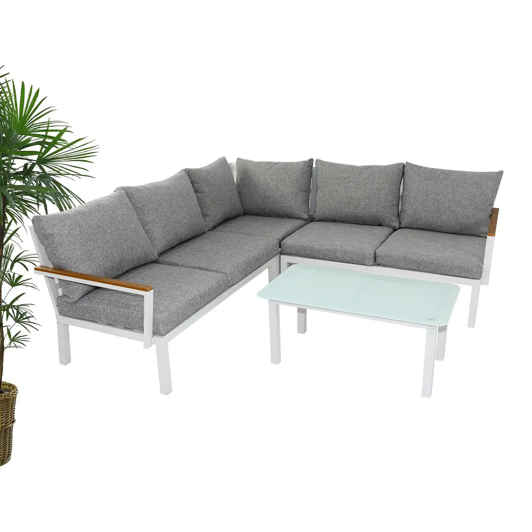 Casa Fiora Aluminum 5-Seater Garden Sofa Set