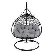 Casa Fiora Outdoor Comfortable Swing Chair Nordic Home Balcony Hanging Basket Wicker Chair Swing for Terrace Balcony Garden