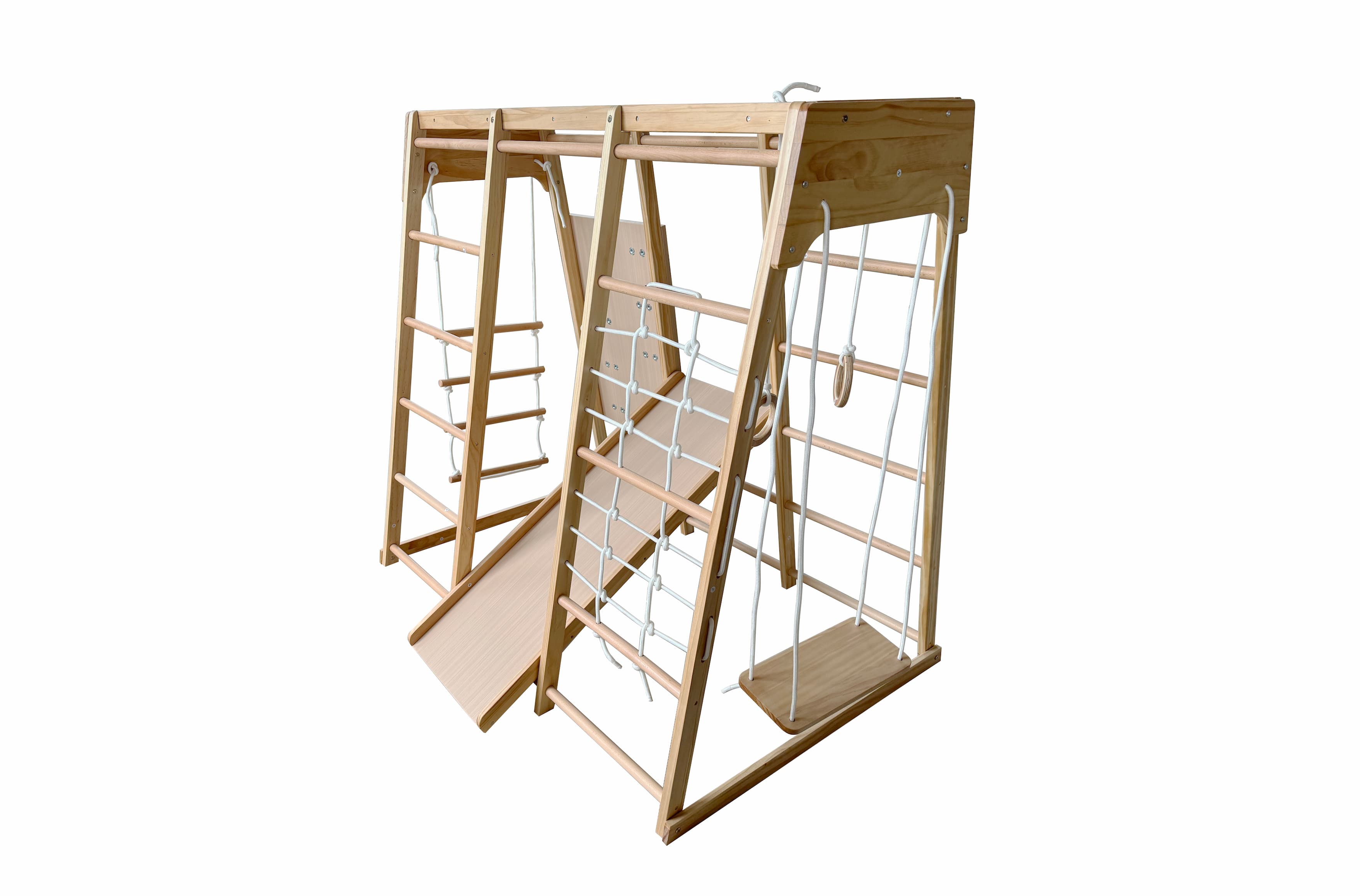 Kiddoro Cheerful Climber outdoor kids' playset with colorful slides and climbing features, perfect for backyard outdoor play.