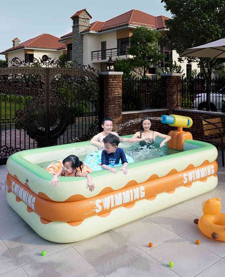 Inflatable Pool 210cm - Simple Family Pool - The Outdoor Furniture Market 