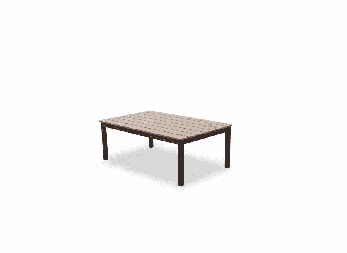 Luxury outdoor U-shaped sofa set by The Outdoor Furniture Market with aluminum frame, wood-finish accents, and weather-resistant cushions.