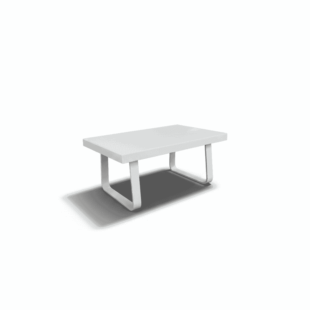Modern 5-piece white aluminum patio sofa set with waterproof cushions, featuring sleek design and comfortable seating for outdoor spaces.