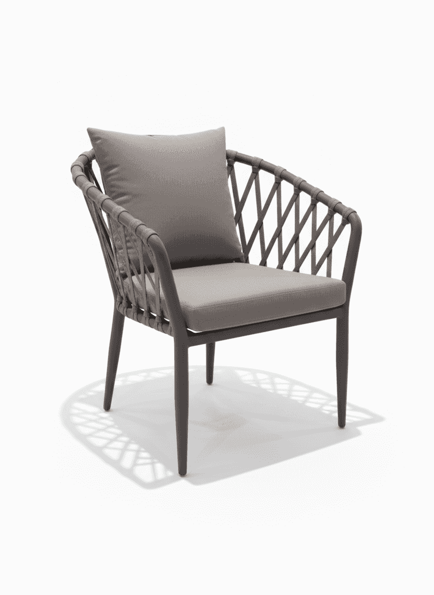 Modern outdoor lounge chair from The Outdoor Furniture Market, stylish and comfortable for outdoor dining and relaxation.