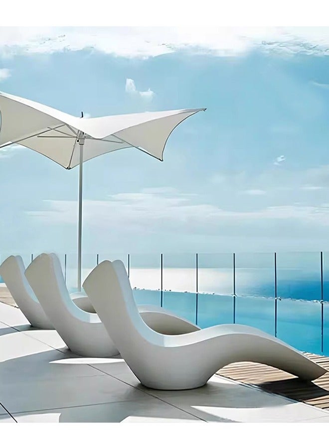 In-Pool Sun Lounger | HDPE Tanning Ledge Chair | Waterproof & UV-Resistant