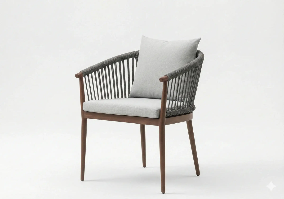 Patio Aluminium Chair With Cushion - The Outdoor Furniture Market