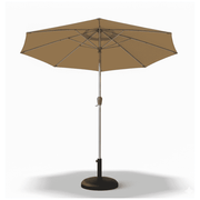 Outdoor patio umbrella with a sturdy metal base from The Outdoor Furniture Market, ideal for providing shade in outdoor spaces.