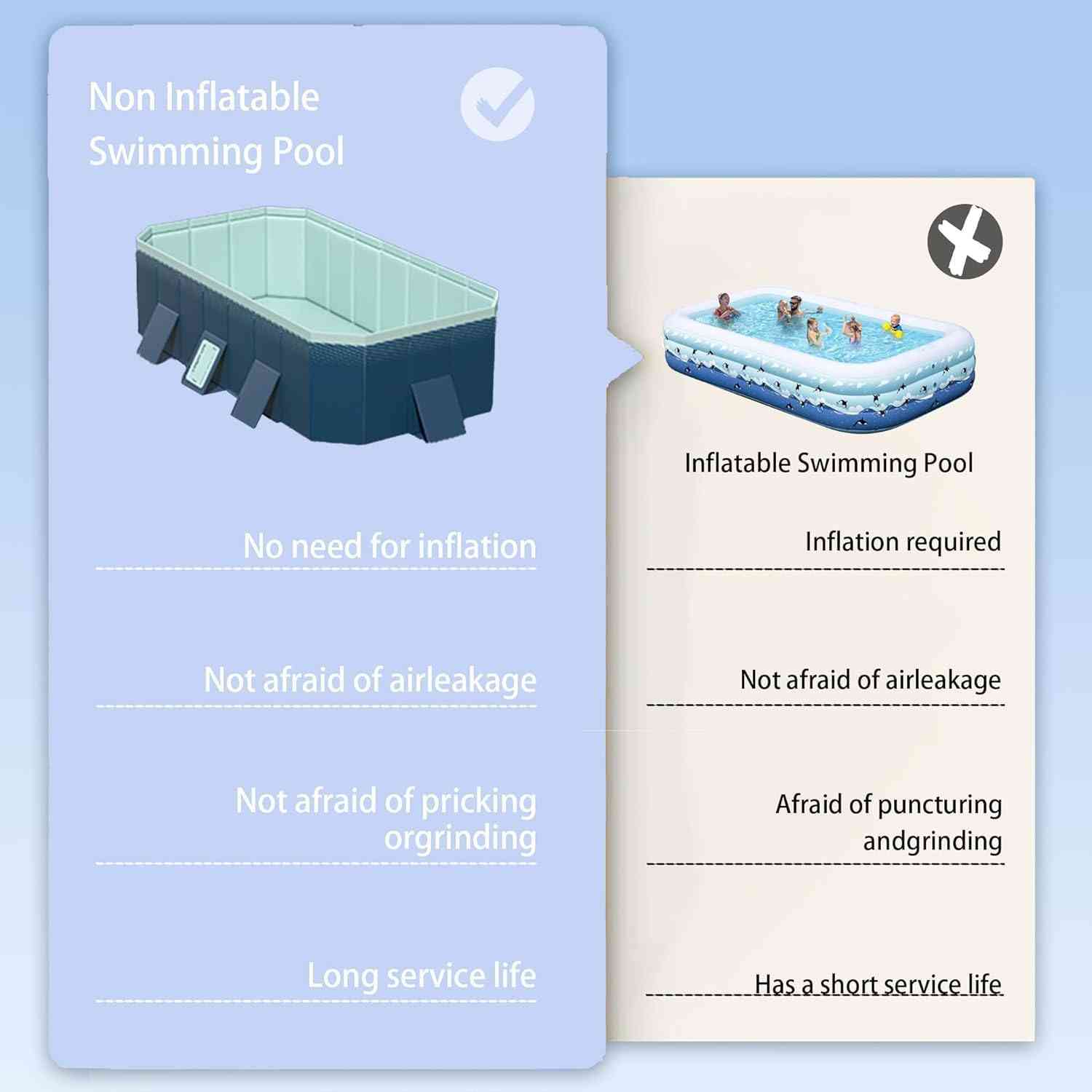 Premium Inflatable Pool 300cm - Quality Family Pool with Pump - The Outdoor Furniture Market 