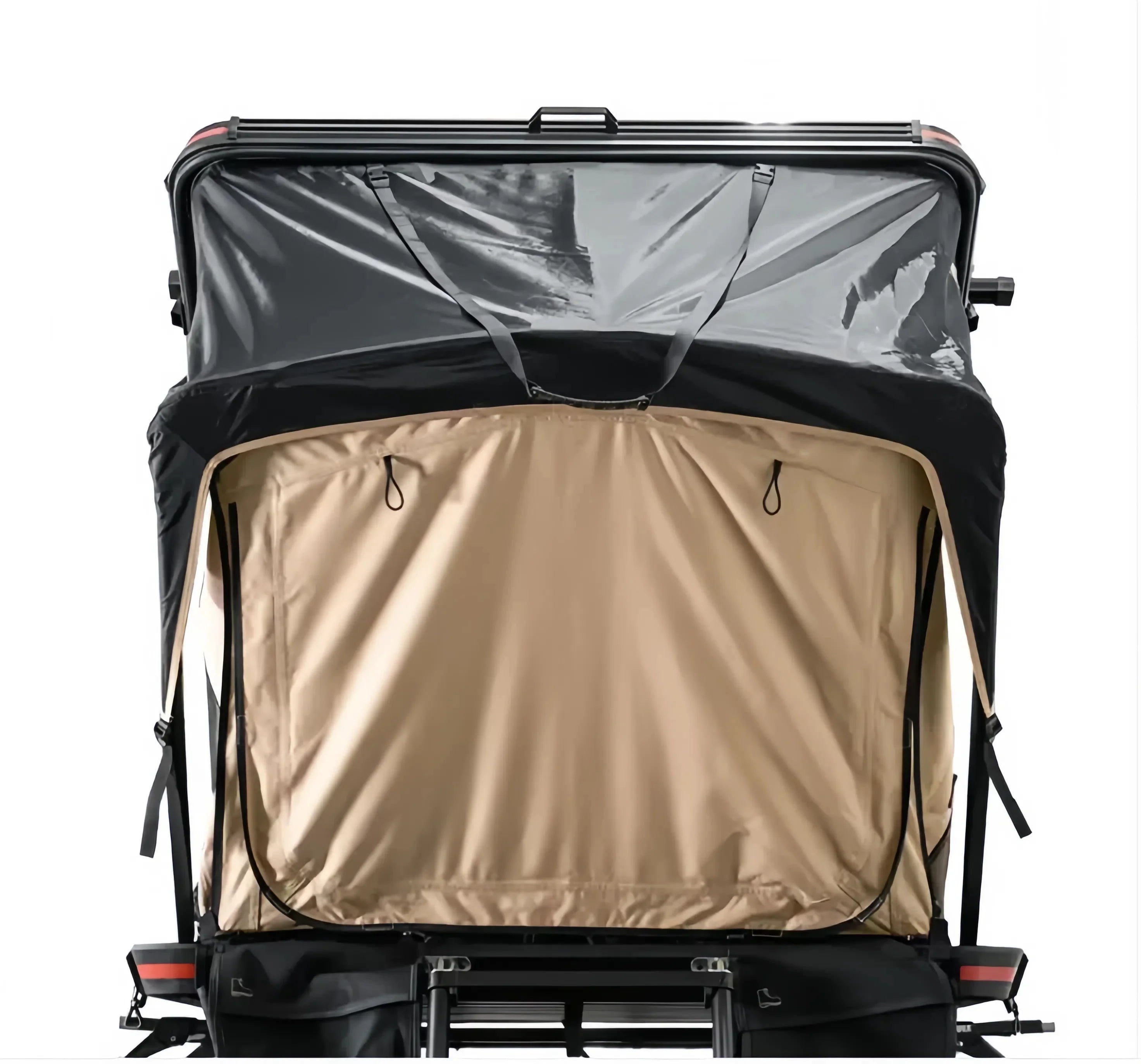 Camping Roof Tent Triangle Hard Shell Aluminum Car Roof Top Tent Bush Cruiser V2 Pro