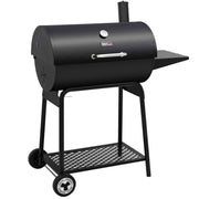 Royal Gourmet CC1830 30-inch barrel charcoal outdoor grill with 627 sq.in cooking space, featuring a sturdy metal construction.