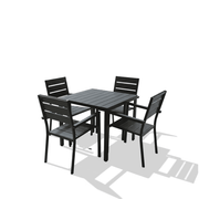 Outdoor dining table by The Outdoor Furniture Market, perfect for balcony and backyard gatherings, with a modern design.