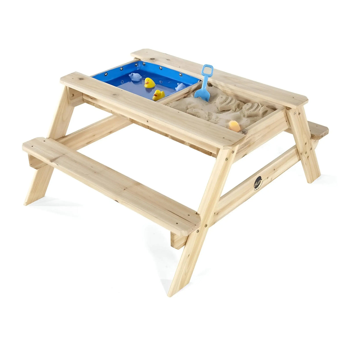 Surfside 3-in-1 Sand & Water Table with Parasol - Wooden Outdoor Play