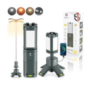 Casa Fiora telescopic LED camping light with 1500LM, USB rechargeable, magnet, and waterproof IPX5 for outdoor use