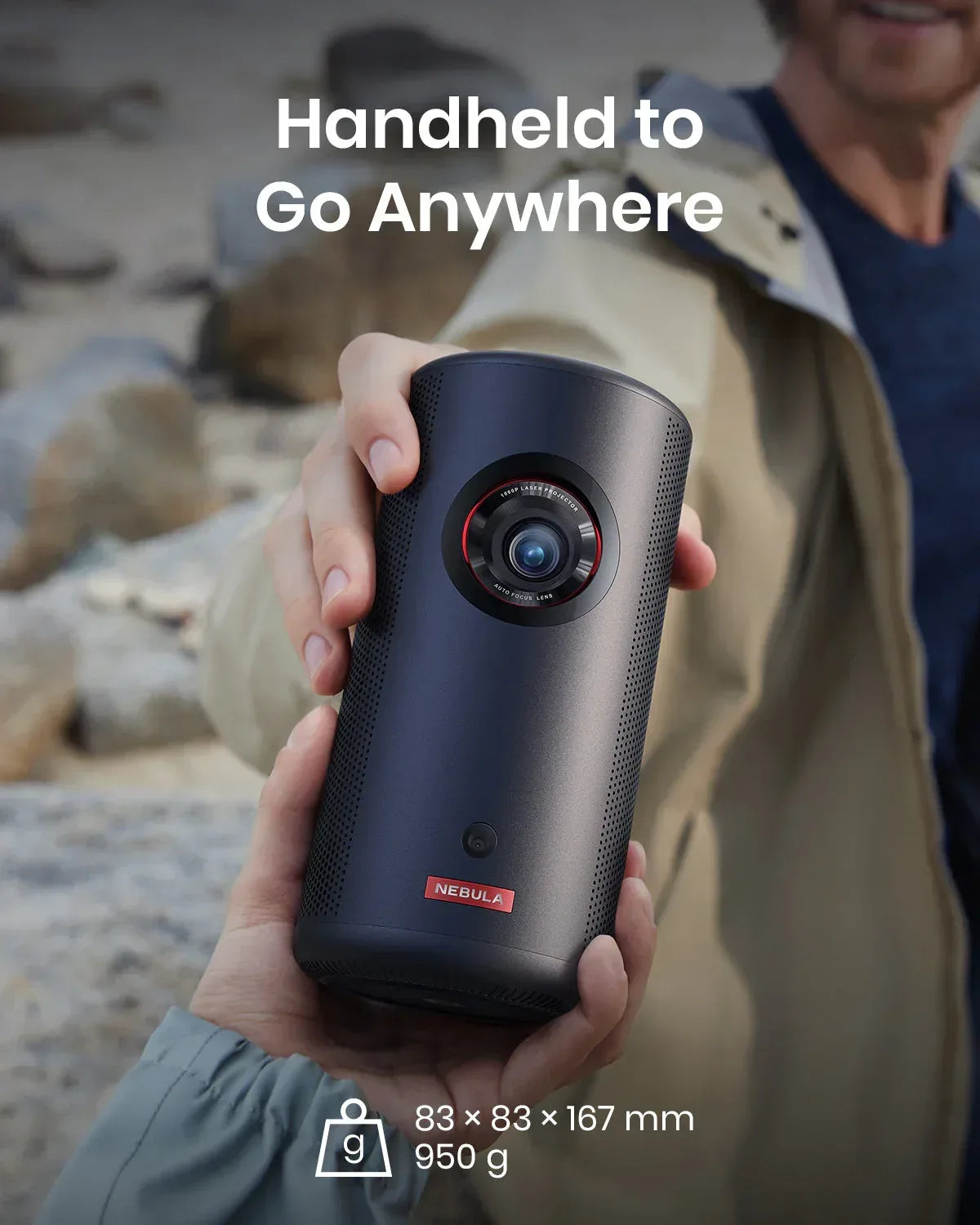 Capsule 3 Laser Portable Projector — Outdoor Smart Cinema | UAE - The Outdoor Furniture Market 