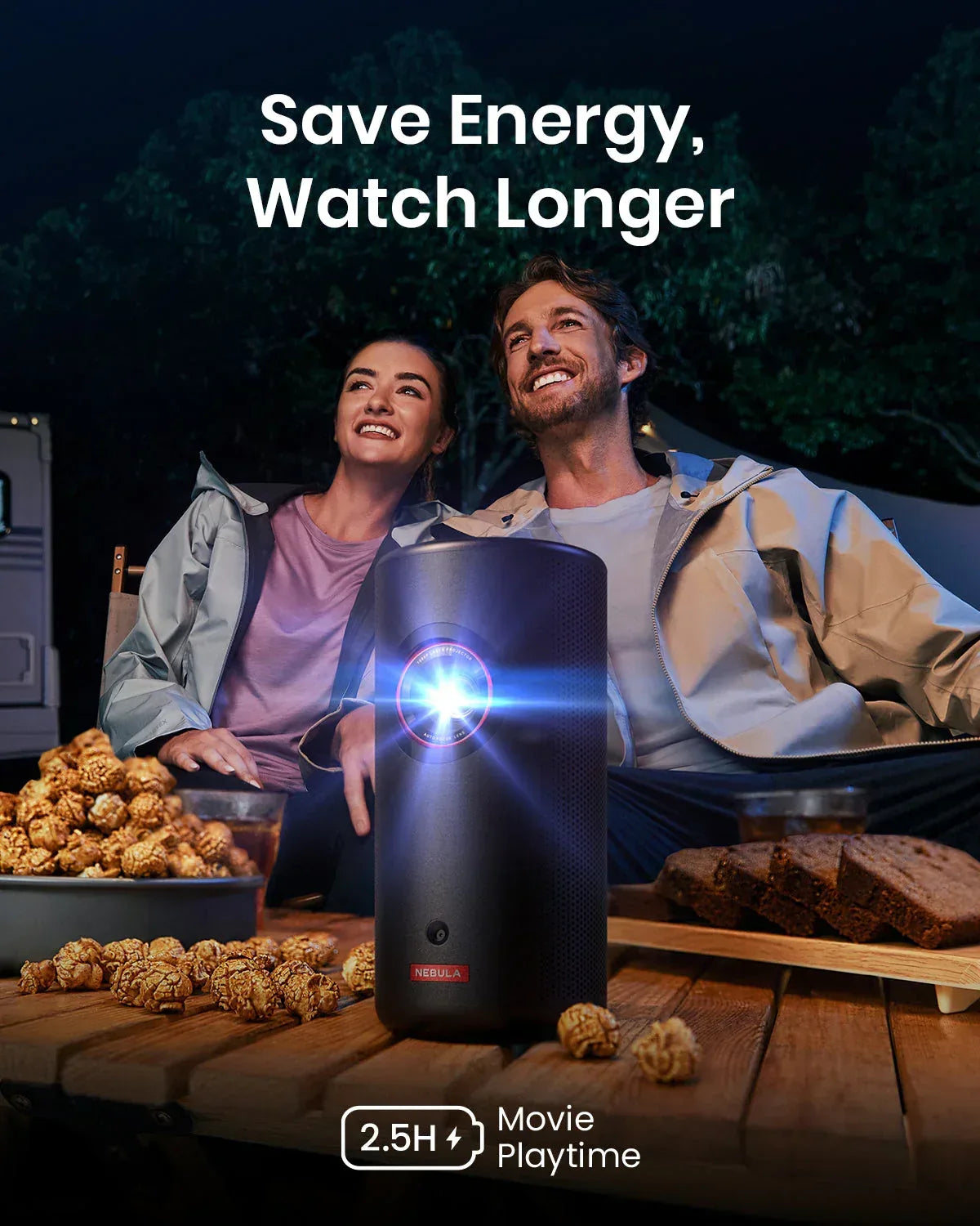 Capsule 3 Laser Portable Projector — Outdoor Smart Cinema | UAE - The Outdoor Furniture Market 