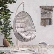 Rattan Hanging Chair - Grey