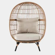 Cocoon Steel Wicker Chair With Cushion