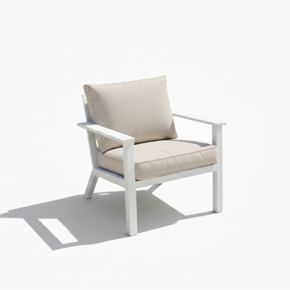 Modern 5-Piece Aluminum Outdoor Sofa Set – Weather-Resistant &amp; Waterproof Cushions