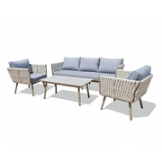 Modern Outdoor Lounge Set | Comfortable Patio Sofa with Stylish Coffee Table