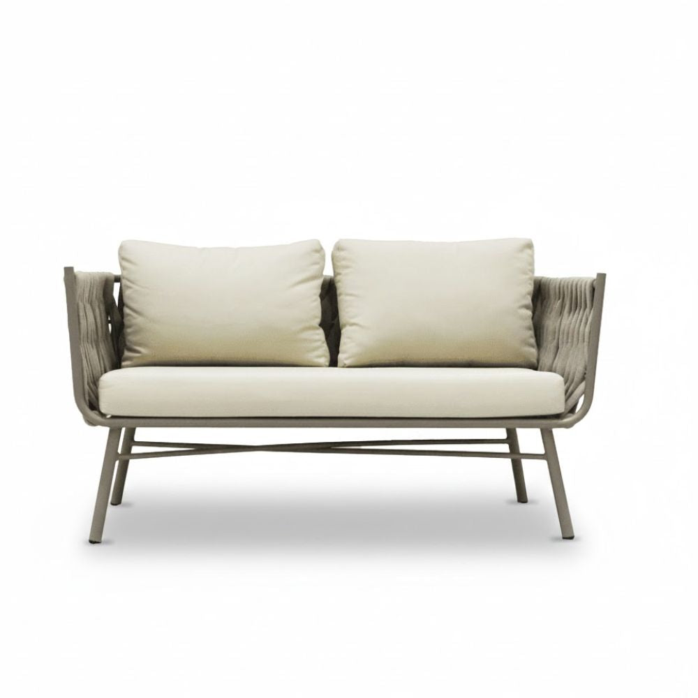 7-Seater Aura Outdoor Sofa Set with Table | 3+2+1+1 Seating