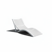 In-Pool Curved Lounger – Luxury Water Sunbed