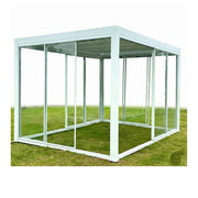 Pure Glass Pergola With Sliding Doors (3x3m)