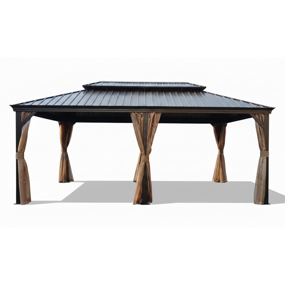 Aluminum 6x3.65m Gazebo For Outdoor