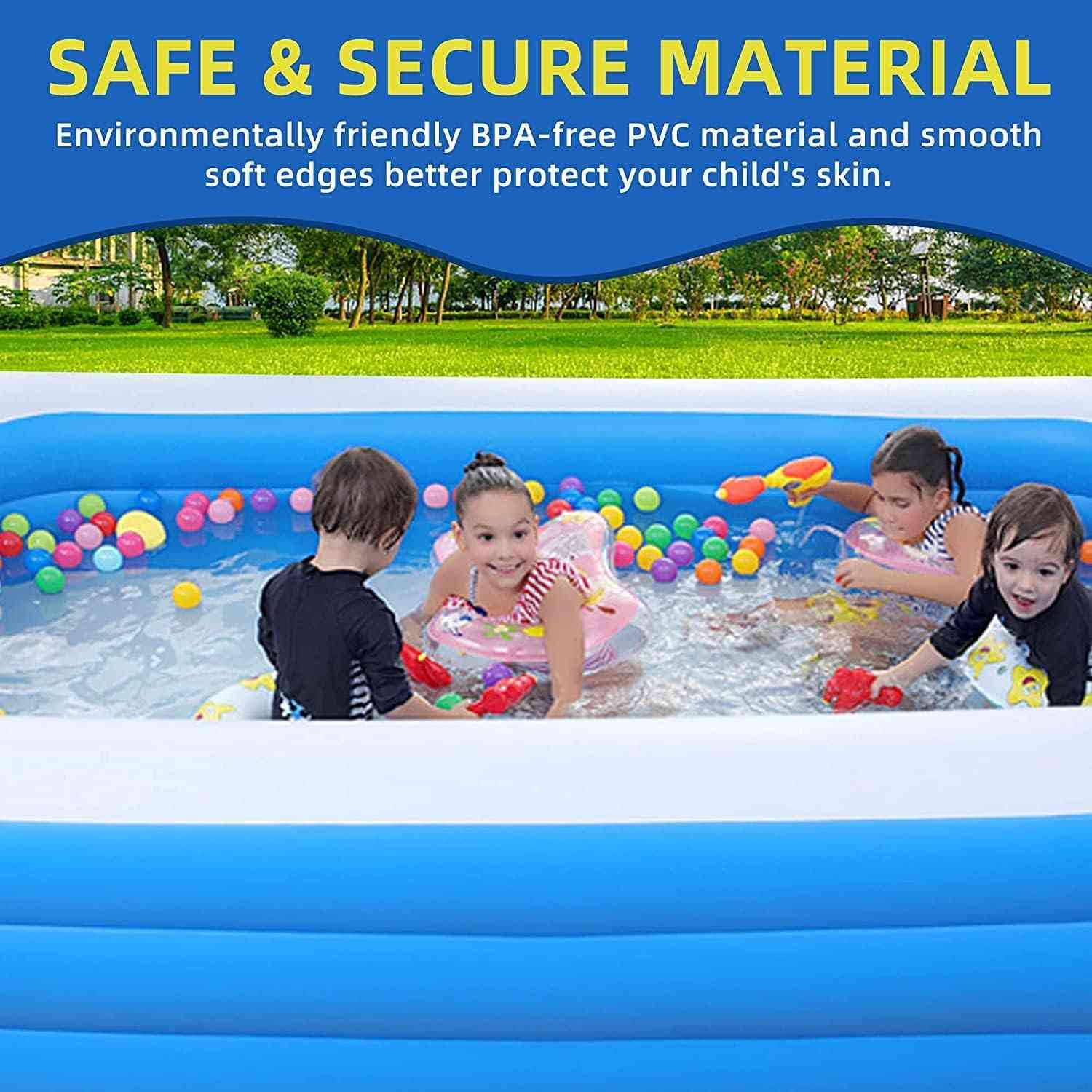 Autoysur Tiny Inflatable Pool 150cm - Baby & Toddler Pool 3-Layer - The Outdoor Furniture Market 