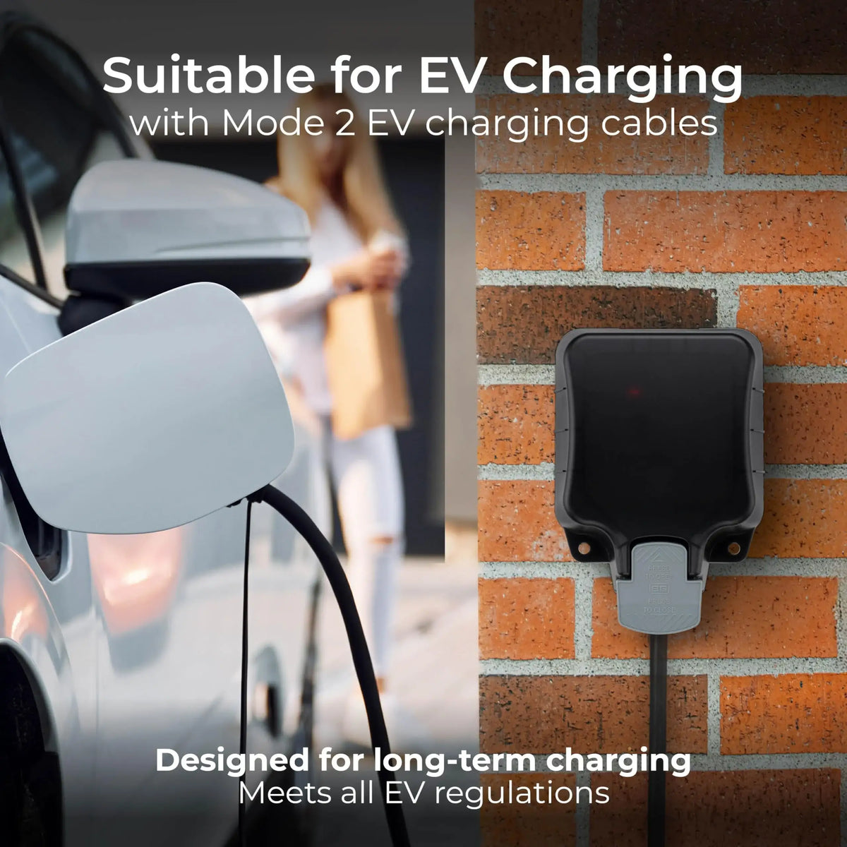 Weatherproof Outdoor Power Socket - IP66 Rated 13A - The Outdoor Furniture Market 