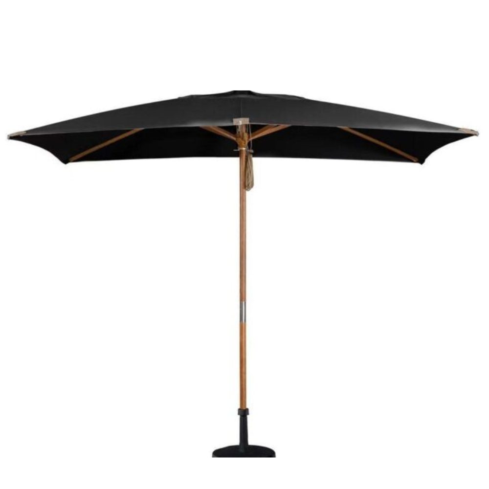 Wooden Frame Stylish Umbrella - Blue