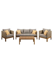 5 Seater Outdoor Beige Color Sofa