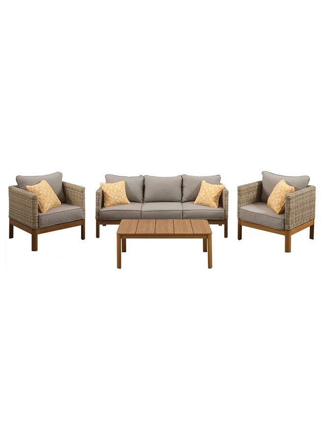 5 Seater Outdoor Beige Color Sofa